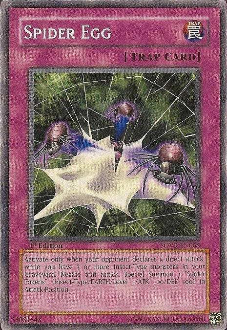 1st Edition, Common, Normal Trap, Stardust Overdrive, Trap, Unlimited Spider Egg [SOVR-EN068] Common - Trading Card World