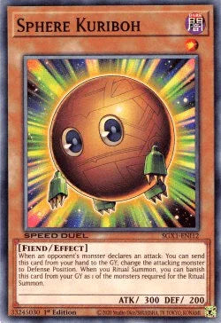 1st Edition, Common, Dark, Effect Monster, Fiend, Speed Duel GX: Duel Academy Box Sphere Kuriboh [SGX1-ENI12] Common - Trading Card World