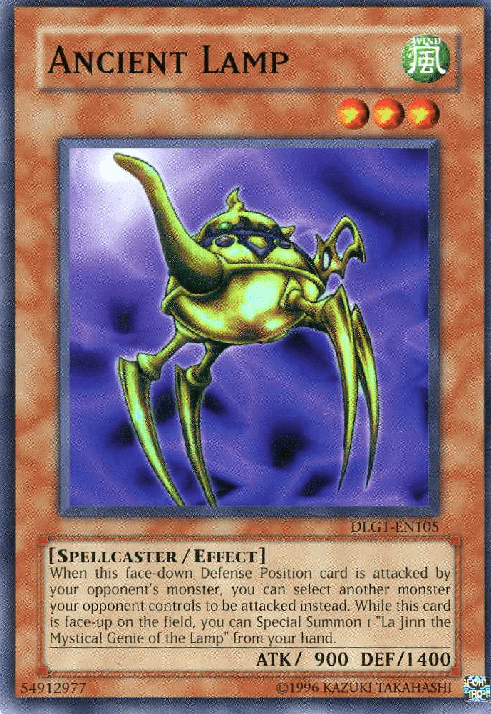 Dark Legends, Effect Monster, Spellcaster, Super Rare, Unlimited, Wind Ancient Lamp [DLG1-EN105] Super Rare - Trading Card World