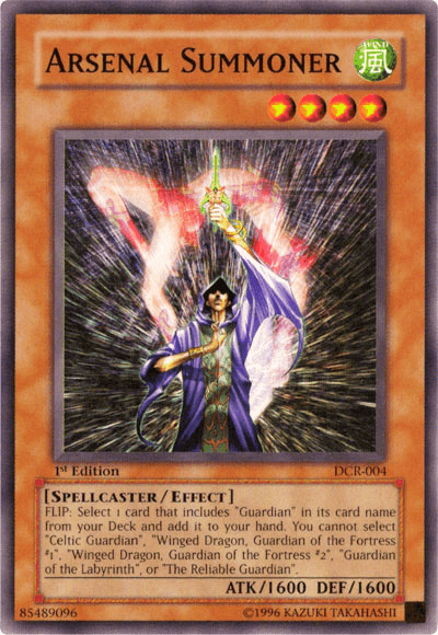 1st Edition, Common, Dark Crisis, Effect Monster, Spellcaster, Unlimited, Wind Arsenal Summoner [DCR-004] Common - Trading Card World