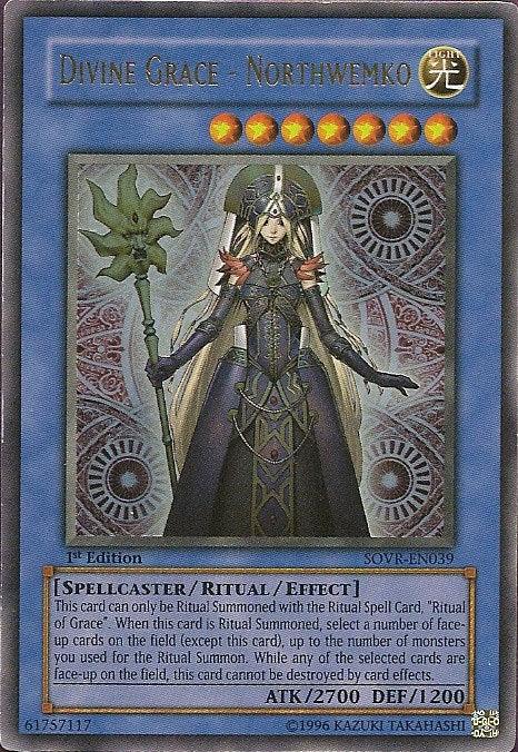 1st Edition, Light, Ritual/Effect Monster, Spellcaster, Stardust Overdrive, Ultra Rare, Unlimited Divine Grace - Northwemko [SOVR-EN039] Ultra Rare - Trading Card World