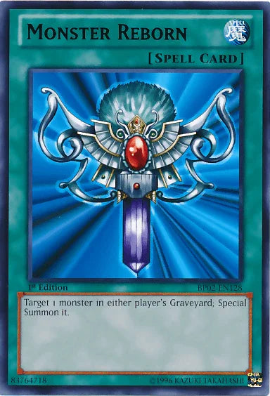 1st Edition, Battle Pack 2: War of the Giants, Mosaic Rare, Normal Spell, Spell, Unlimited Monster Reborn [BP02-EN128] Mosaic Rare - Trading Card World