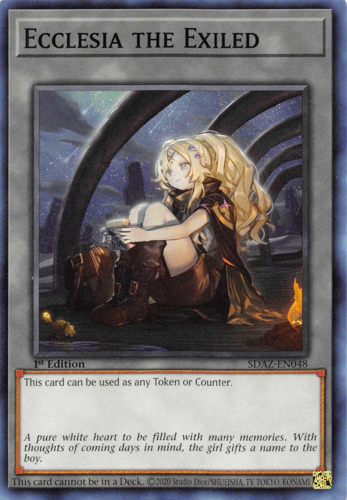 1st Edition, Common, Counter, Structure Deck: Albaz Strike Ecclesia the Exiled [SDAZ-EN048] Common - Trading Card World