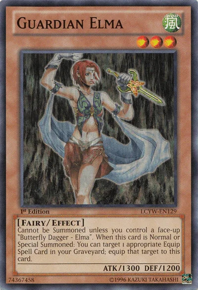 1st Edition, Common, Effect Monster, Fairy, Legendary Collection 3: Yugi's World, Unlimited, Wind Guardian Elma [LCYW-EN129] Common - Trading Card World