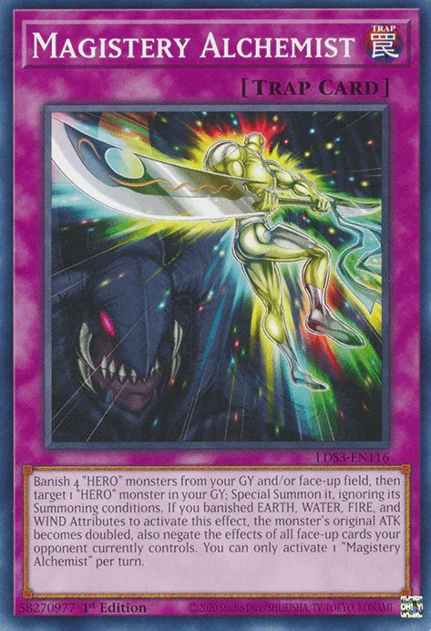 1st Edition, Common, Legendary Duelists: Season 3, Normal Trap, Trap Magistery Alchemist [LDS3-EN116] Common - Trading Card World