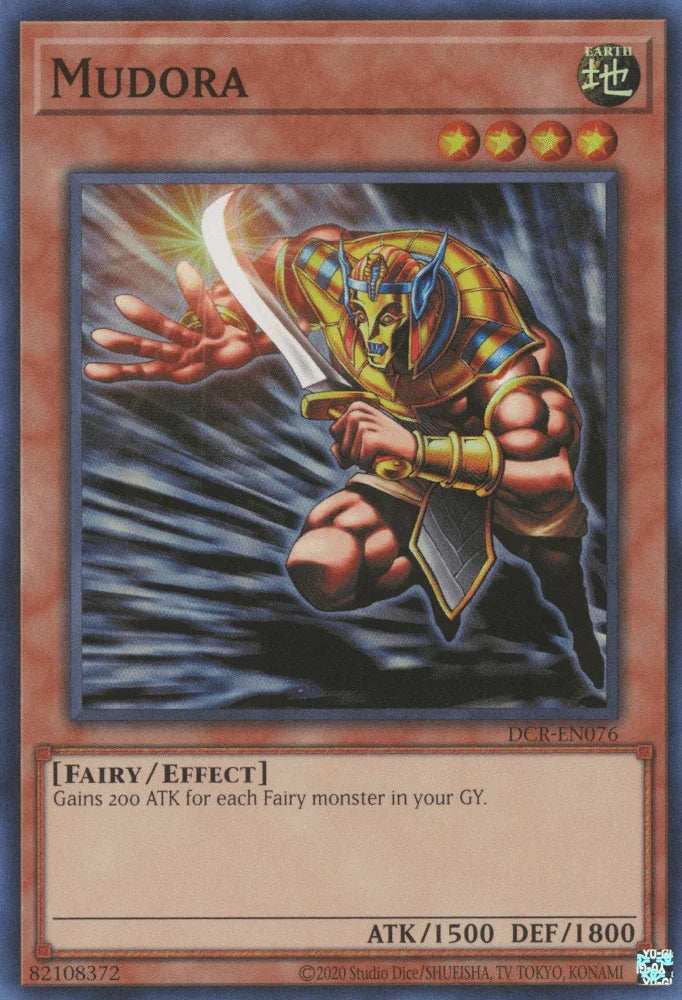 Dark Crisis, Earth, Effect Monster, Fairy, Super Rare, Unlimited Mudora [DCR-EN076] Super Rare - Trading Card World