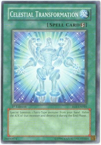 1st Edition, Common, Enemy of Justice, Quick Play Spell, Spell, Unlimited Celestial Transformation [EOJ-EN044] Common - Trading Card World