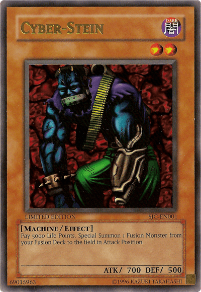 Dark, Effect Monster, Limited, Machine, Shonen Jump Championship Series Promos, Ultra Rare Cyber-Stein [SJC-EN001] Ultra Rare - Trading Card World
