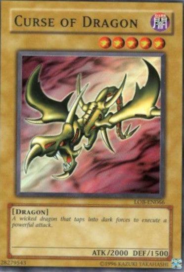 Dark, Dragon, Normal Monster, Super Rare, The Legend of Blue Eyes White Dragon, Unlimited Curse of Dragon [LOB-EN066] Super Rare - Trading Card World