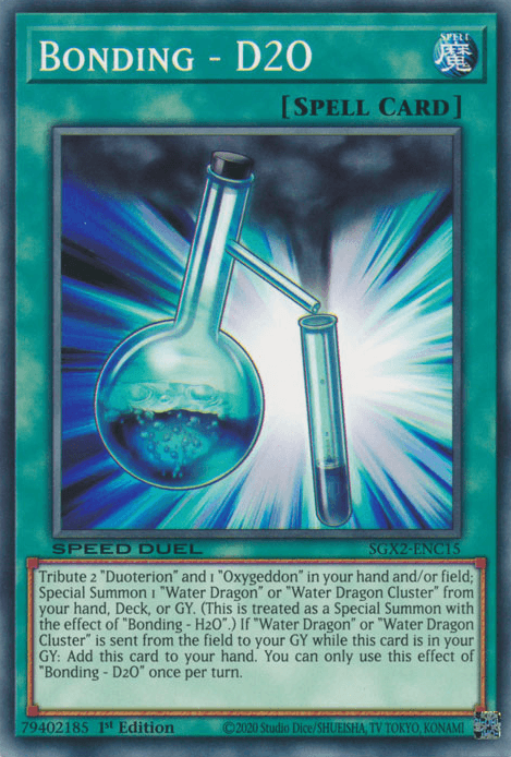1st Edition, Common, Normal Spell, Speed Duel GX: Midterm Paradox, Spell Bonding - D2O [SGX2-ENC15] Common - Trading Card World