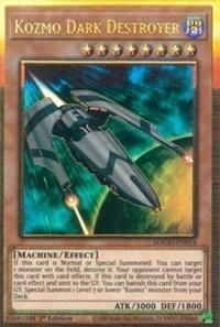 1st Edition, Dark, Effect Monster, Gold Rare, Machine, Maximum Gold Kozmo Dark Destroyer [MAGO-EN014] Gold Rare - Trading Card World