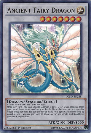 1st Edition, Dragon, Legendary Collection 5D's, Light, Synchro/Effect Monster, Ultra Rare Ancient Fairy Dragon [LC5D-EN238] Ultra Rare - Trading Card World