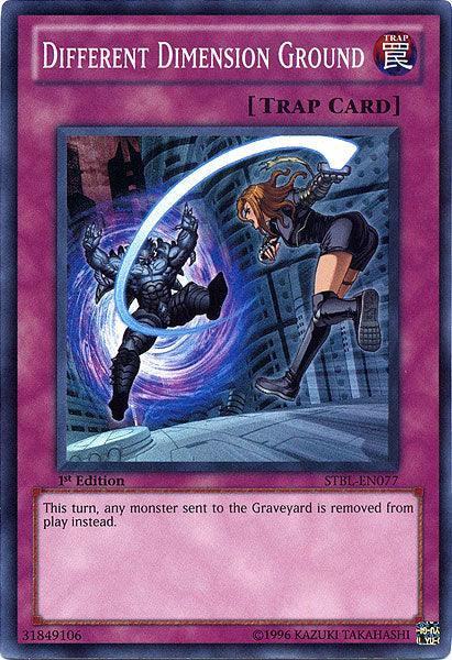 1st Edition, Normal Trap, Starstrike Blast, Super Rare, Trap Different Dimension Ground [STBL-EN077] Super Rare - Trading Card World
