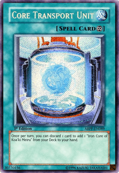 1st Edition, Absolute Powerforce, Normal Spell, Secret Rare, Spell, Unlimited Core Transport Unit [ABPF-EN089] Secret Rare - Trading Card World