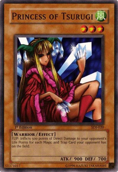 1st Edition, Common, Effect Monster, Starter Deck: Joey, Unlimited, Warrior, Wind Princess of Tsurugi [SDJ-020] Common - Trading Card World