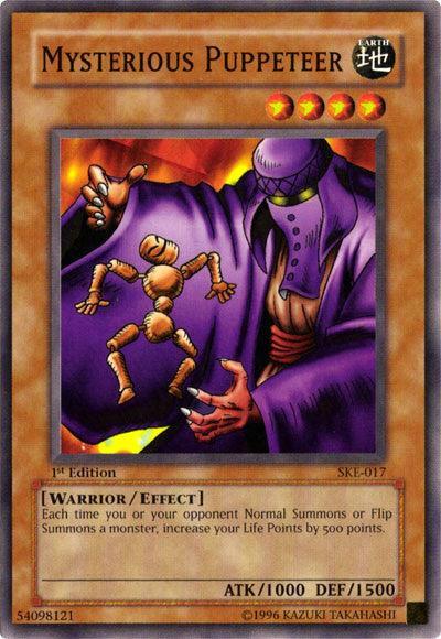 1st Edition, Common, Earth, Effect Monster, Starter Deck: Kaiba Evolution, Unlimited, Warrior Mysterious Puppeteer [SKE-017] Common - Trading Card World