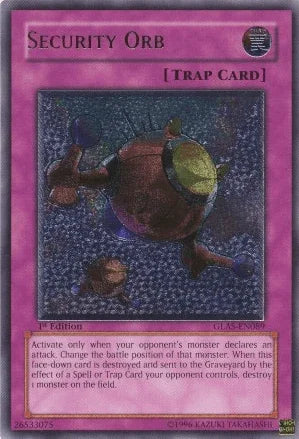 1st Edition, Gladiator's Assault, Normal Trap, Trap, Ultimate Rare, Unlimited Security Orb [GLAS-EN089] Ultimate Rare - Trading Card World