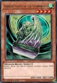 1st Edition, Effect Monster, Maximum Gold, Rare, Wind, Winged Beast Barrier Statue of the Stormwinds [MAGO-EN114] Rare - Trading Card World