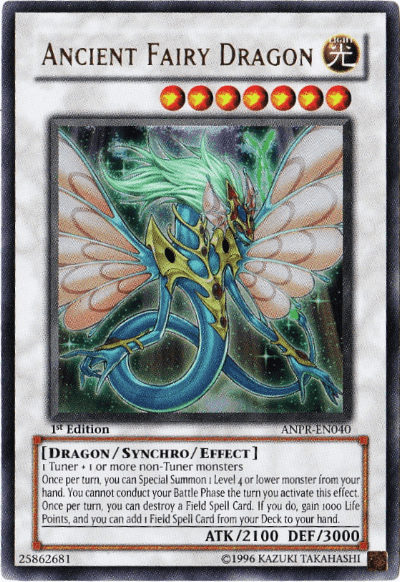 1st Edition, Ancient Prophecy, Dragon, Light, Synchro/Effect Monster, Ultra Rare, Unlimited Ancient Fairy Dragon [ANPR-EN040] Ultra Rare - Trading Card World