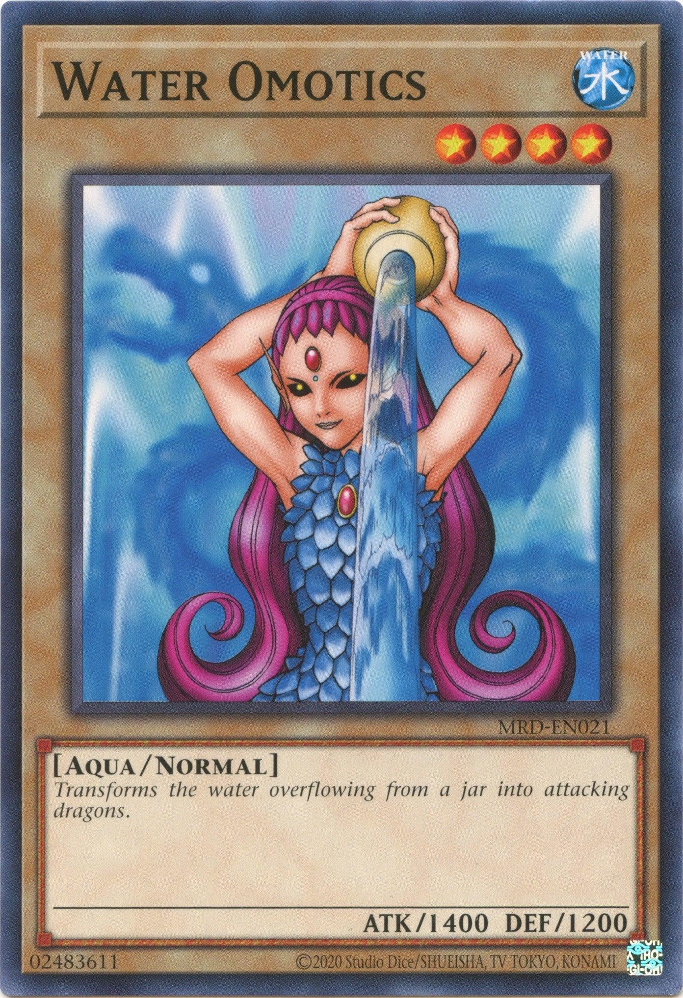 Aqua, Common, Metal Raiders (25th Anniversary Edition), Normal Monster, Unlimited, Water Water Omotics (25th Anniversary) [MRD-EN021] Common - Trading Card World