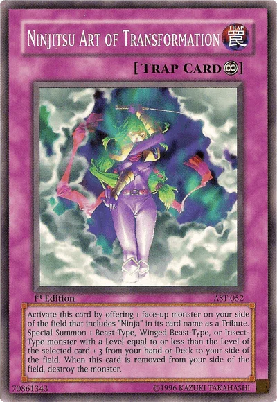 1st Edition, Ancient Sanctuary, Common, Continuous Trap, Trap, Unlimited Ninjitsu Art of Transformation [AST-052] Common - Trading Card World