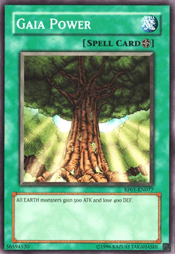 Common, Field Spell, Retro Pack 1, Spell, Unlimited Gaia Power [RP01-EN077] Common - Trading Card World