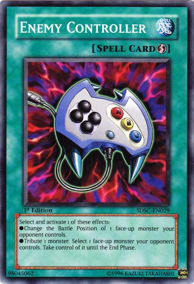 1st Edition, Common, Quick Play Spell, Spell, Structure Deck: Spellcaster's Command, Unlimited Enemy Controller [SDSC-EN029] Common - Trading Card World