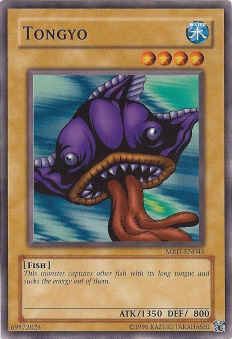 Common, Fish, Metal Raiders, Normal Monster, Unlimited, Water Tongyo [MRD-EN045] Common - Trading Card World