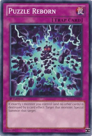 1st Edition, Common, Normal Trap, Super Starter: V for Victory, Trap Puzzle Reborn [YS13-EN031] Common - Trading Card World