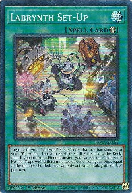 1st Edition, Quick-Play Spell, Spell, Super Rare, Tactical Masters Labrynth Set-Up [TAMA-EN022] Super Rare - Trading Card World