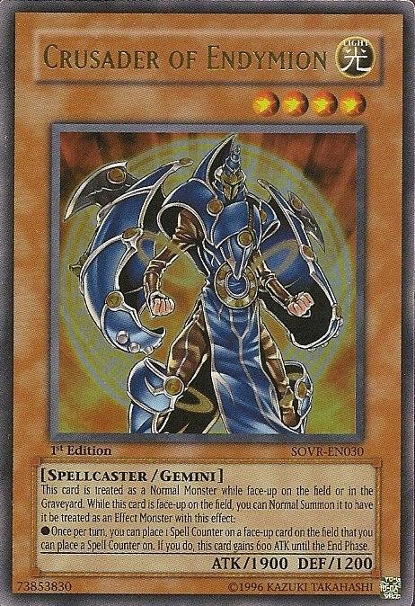 1st Edition, Gemini Monster, Light, Spellcaster, Stardust Overdrive, Ultra Rare, Unlimited Crusader of Endymion [SOVR-EN030] Ultra Rare - Trading Card World
