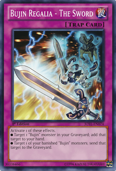 1st Edition, Common, Judgment of the Light, Normal Trap, Trap, Unlimited Bujin Regalia - The Sword [JOTL-EN074] Common - Trading Card World