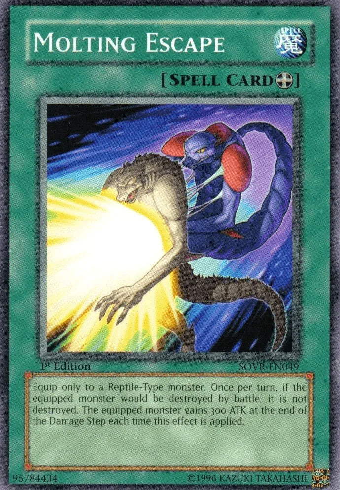 1st Edition, Common, Equip Spell, Spell, Stardust Overdrive, Unlimited Molting Escape [SOVR-EN049] Common - Trading Card World