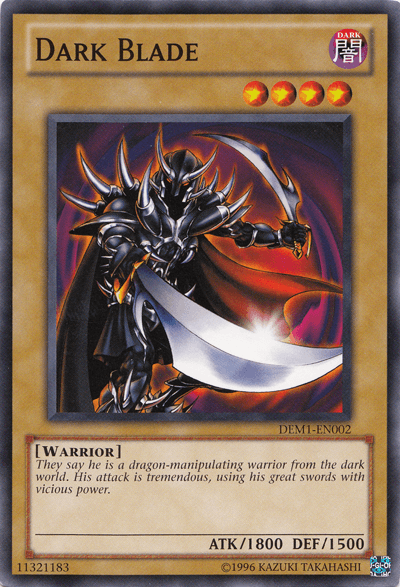 Common, Dark, Demo Pack, Normal Monster, Unlimited, Warrior Dark Blade [DEM1-EN002] Common - Trading Card World