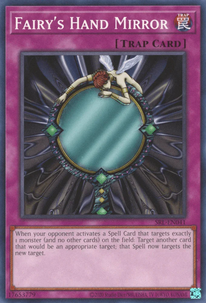 Normal Trap, Short Print, Spell Ruler, Trap, Unlimited Fairy's Hand Mirror [SRL-EN041] Short Print - Trading Card World