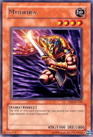 Dark Revelation Volume 1, Earth, Effect Monster, Fairy, Rare, Unlimited Mudora [DR1-EN238] Rare - Trading Card World