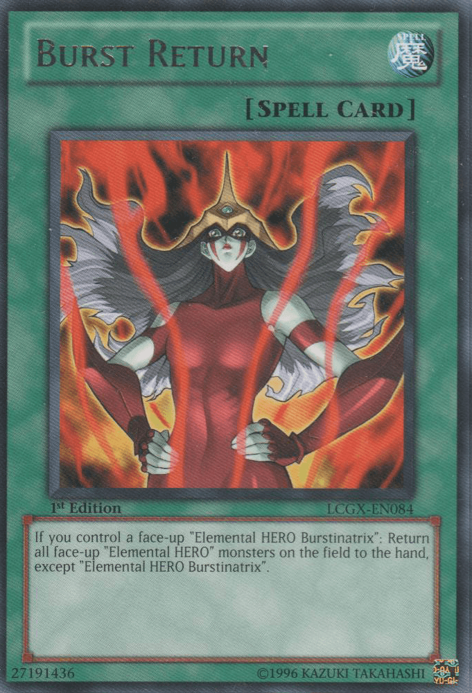 1st Edition, Legendary Collection 2, Normal Spell, Rare, Spell, Unlimited Burst Return [LCGX-EN084] Rare - Trading Card World