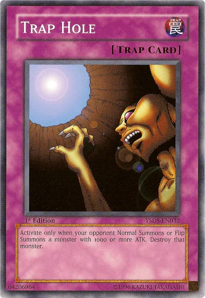 1st Edition, Common, Normal Trap, Starter Deck: Syrus Truesdale, Trap, Unlimited Trap Hole [YSDS-EN032] Common - Trading Card World