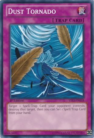1st Edition, Common, Normal Trap, Super Starter: V for Victory, Trap Dust Tornado [YS13-EN038] Common - Trading Card World
