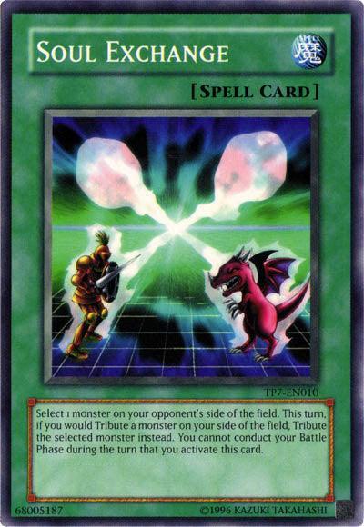 Normal Spell, Rare, Spell, Tournament Pack 7, Unlimited Soul Exchange [TP7-EN010] Rare - Trading Card World
