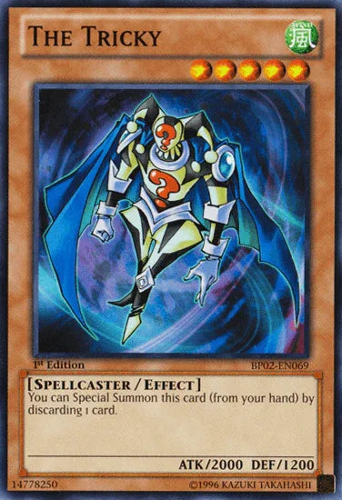 1st Edition, Battle Pack 2: War of the Giants, Effect Monster, Mosaic Rare, Spellcaster, Unlimited, Wind The Tricky [BP02-EN069] Mosaic Rare - Trading Card World