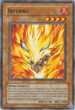 Common, Effect Monster, Fire, Invasion of Chaos, Pyro, Unlimited Inferno [IOC-EN019] Common - Trading Card World