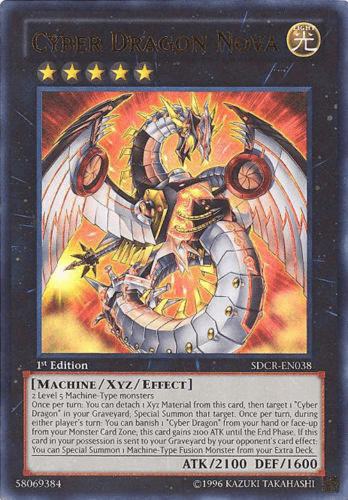 1st Edition, Light, Machine, Structure Deck: Cyber Dragon Revolution, Ultra Rare, Unlimited, Xyz/Effect Monster Cyber Dragon Nova [SDCR-EN038] Ultra Rare - Trading Card World