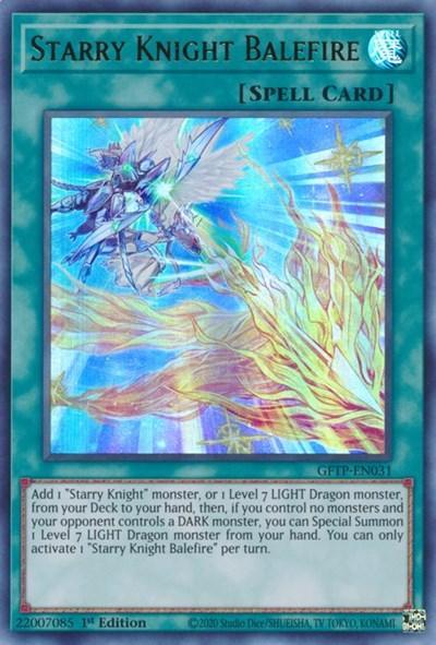 1st Edition, Ghosts from the Past, Normal Spell, Spell, Ultra Rare Starry Knight Balefire [GFTP-EN031] Ultra Rare - Trading Card World