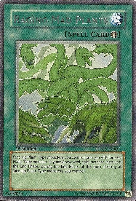 1st Edition, Quick Play Spell, Rare, Spell, Stardust Overdrive, Unlimited Raging Mad Plants [SOVR-EN060] Rare - Trading Card World
