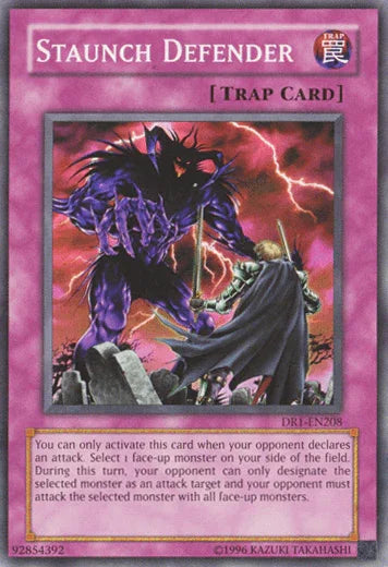 Common, Dark Revelation Volume 1, Normal Trap, Trap, Unlimited Staunch Defender [DR1-EN208] Common - Trading Card World