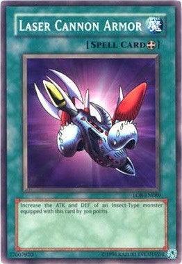 Common, Equip Spell, Spell, The Legend of Blue Eyes White Dragon, Unlimited Laser Cannon Armor [LOB-EN089] Common - Trading Card World