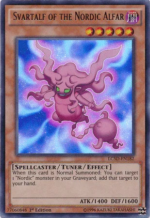 1st Edition, Dark, Legendary Collection 5D's, Spellcaster, Tuner/Effect Monster, Ultra Rare Svartalf of the Nordic Alfar [LC5D-EN182] Ultra Rare - Trading Card World