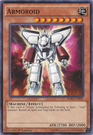 1st Edition, Common, Earth, Effect Monster, High-Speed Riders, Machine Armoroid [HSRD-EN047] Common - Trading Card World