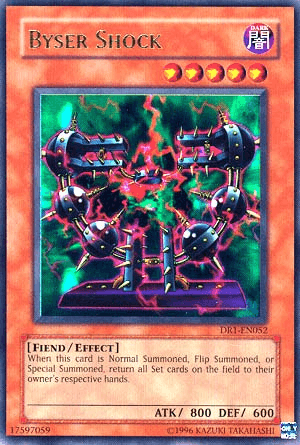 Dark, Dark Revelation Volume 1, Effect Monster, Fiend, Ultra Rare, Unlimited Byser Shock [DR1-EN052] Ultra Rare - Trading Card World